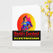 世界最高の電気技師 カード (黄色い花)