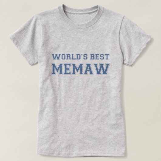 世界最高のMemaw Tシャツ (デザイン正面)