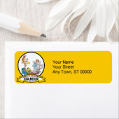 世界最高のPCゲーマー10代の漫画 ラベル (インサイチュ)