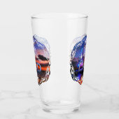 世界最高パパ1182ビール タンブラーグラス (左)