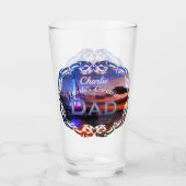 世界最高パパ1182ビール タンブラーグラス (正面)