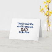 世界最高パパ カード (黄色い花)