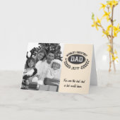 世界最高パパ カード (黄色い花)