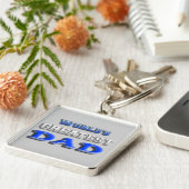 世界最高パパ キーホルダー (側面)