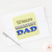 世界最高パパ スクエアシール (封筒)