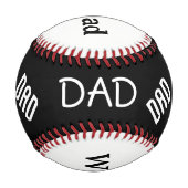 世界最高パパ 野球ボール (裏面)