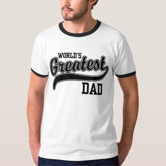 世界最高パパ Tシャツ (正面)