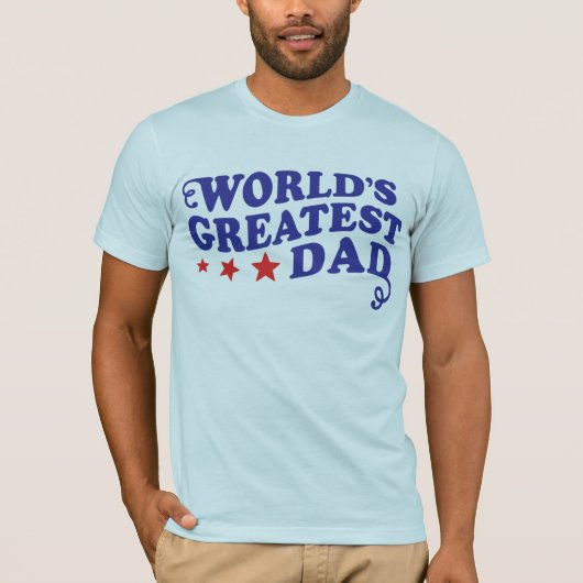 世界最高パパ Tシャツ (正面)