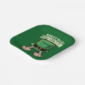 世界最高位のレプラチョーン・アイリッシュおもしろい・ユーモア ペーパープレート (傾斜あり)