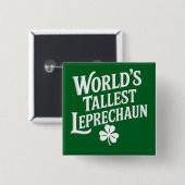 世界最高位のレプラーヘン・アイルランドの聖パトリックの日 缶バッジ (正面&裏面)