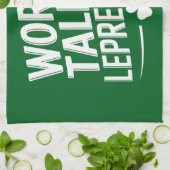 世界最高位のレプレシャン聖パトリックの日 キッチンタオル (折り畳み)