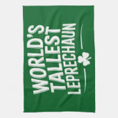 世界最高位のレプレシャン聖パトリックの日 キッチンタオル (縦)