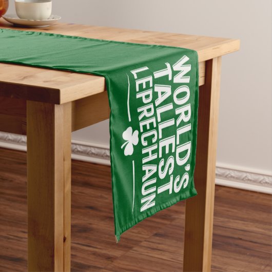 世界最高位のレプレシャン聖パトリックの日 ショートテーブルランナー (インサイチュ)