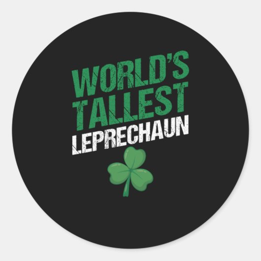 世界最高位のレプレシャンSt patricks day・ギフト ラウンドシール (正面)
