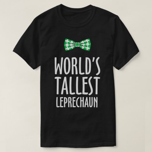 世界最高位のSt patricks dayボウタイ Tシャツ (デザイン正面)