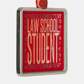 世界最高級の法科大学院生 メタルオーナメント (右)