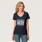 世界最高結婚メイド・オブ・オーナー(花嫁付き添い人)MOH V02F Tシャツ (正面フル)
