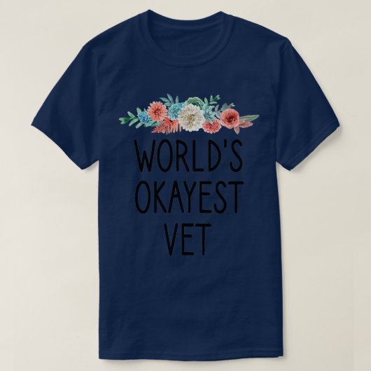 世界有数の獣医Vet Vetereinarianが来る Tシャツ (デザイン正面)