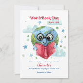 世界本の日 招待状 (正面)