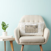 "世界本"のヴィンテージ旅行装飾用クッションです ランバークッション (椅子)