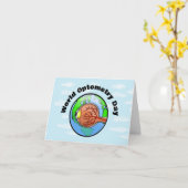 世界検眼日医療用眼グリーティングカード カード (黄色い花)