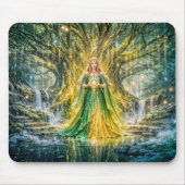 世界樹の下の女主人 魔法の幻想 マウスパッド (正面)