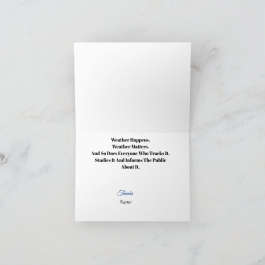 世界気象日金ゴールド気象アイコンカード シーズンカード (内部)