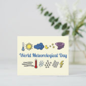 世界気象日 ポストカード (スタンド正面)