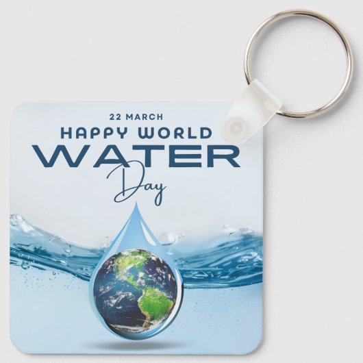 世界水の日 キーホルダー (裏面)