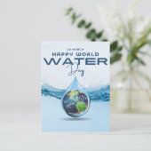 世界水の日 シーズンポストカード (スタンド正面)
