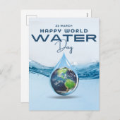 世界水の日 シーズンポストカード (正面/裏面)