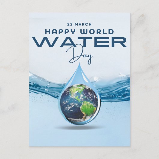 世界水の日 シーズンポストカード (正面)
