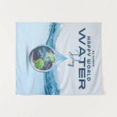 世界水の日 タペストリー (正面(横))