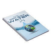 世界水の日 ノートブック (右側)