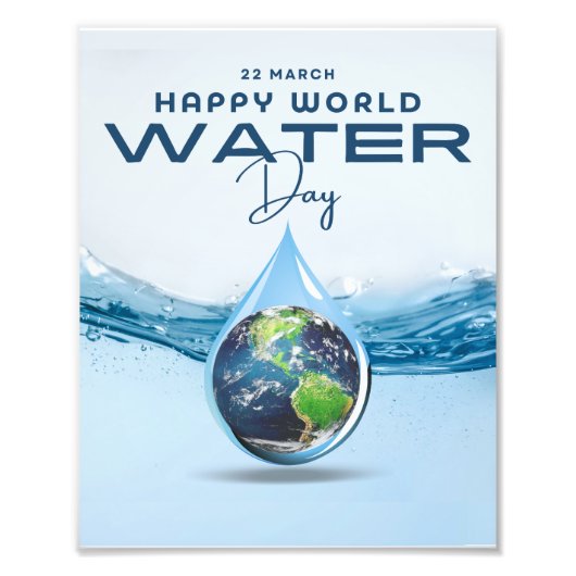 世界水の日 フォトプリント            (正面)