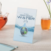 世界水の日 台座サイン (インサイチュ)