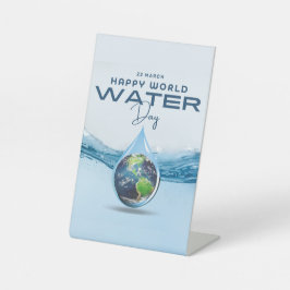 世界水の日 台座サイン