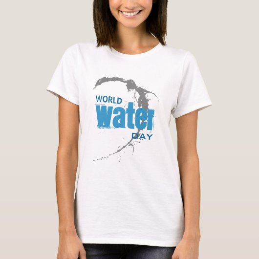 世界水の日 Tシャツ (正面)