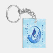 世界水救日水救土土 キーホルダー (正面左)