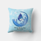 世界水救日水救土土 クッション (裏面)