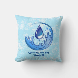 世界水救日水救土土 クッション