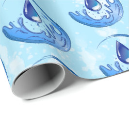 世界水救日水救土土 ラッピングペーパー