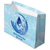 世界水救日水救土土 ラージペーパーバッグ (正面アングル)