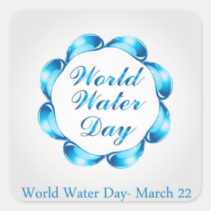 世界水日3月22日 スクエアシール