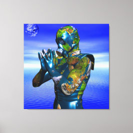 世界汚染 キャンバスプリント