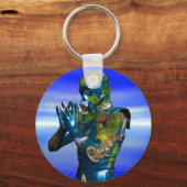 世界汚染 キーホルダー (正面)