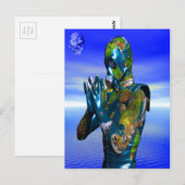 世界汚染 ポストカード (正面/裏面)