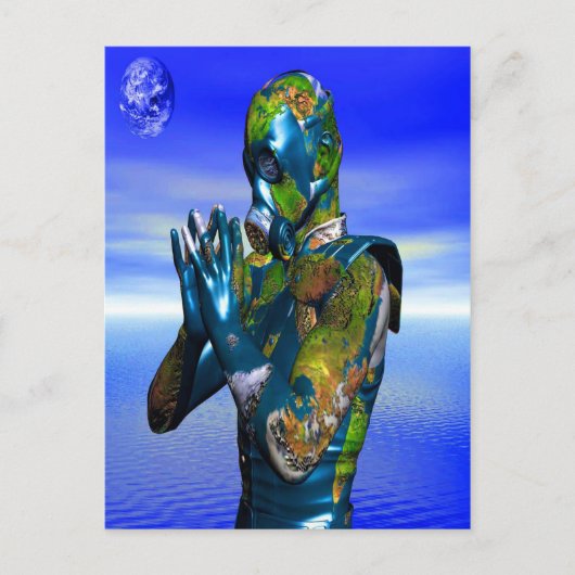 世界汚染 ポストカード (正面)