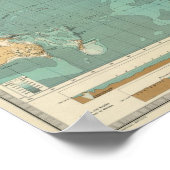 世界浴室地図 ポスター (角)