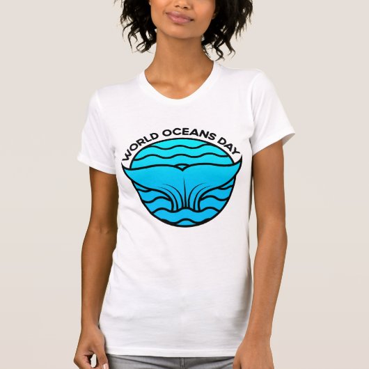 世界海洋の日 Tシャツ (正面)